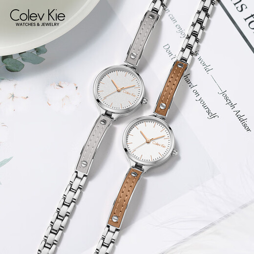 Colevkie birthday gift for girls, thoughtful, high-end and practical gift for girlfriend, wife, best friend, niche exquisite wedding anniversary, silver moon gray (gift box + bracelet + necklace)