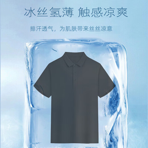 Jeanswest Polo Shirt Herren 2025 Sommer dünner antibakteriell schnell trocknen lose Kurzarm lässig coole, atmungsaktiv
