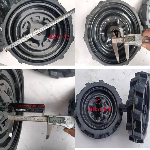 Special solid tire walking wheels for cultivators, pneumatic tires, herringbone wear-resistant tires, micro-tillage machinery accessories, 400-8 solid tires, 32 axle pair, tires