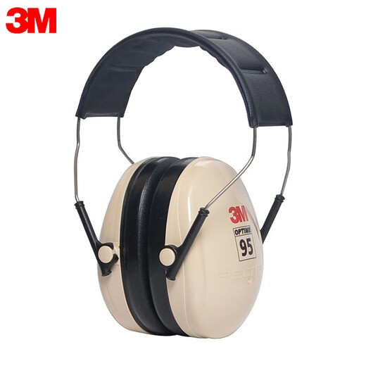 3M soundproof ear cups anti-firecrackers fireworks sound anti-noise sleep industrial noise reduction 27db white H6A 1 pair