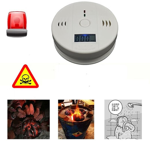 立可安 立可安科技一氧化碳报警器CO探测器家用室内蜂窝煤烧碳炉烧煤气体中毒警报器 CO-681普通经济款推荐
