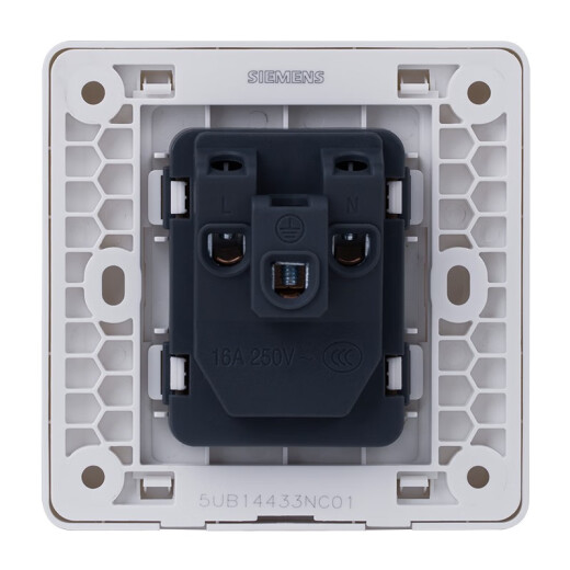Siemens (Siemens) Switch Socket Panel Cocina doméstica y aparato de baño pared 86 SOLEDIAN SERIE ZHIDIAN SUMPLACIÓN DE ENERGÍA WHITE WHILE 16 A Air acondicionador de tres hoyos