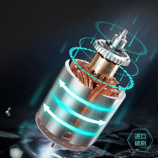 Loulong Japan 880 N high torque electric wrench brushless lithium battery impact wind cannon auto repair woodworking power aluminum film enhanced version 880 twist 48800H two batteries and one charge