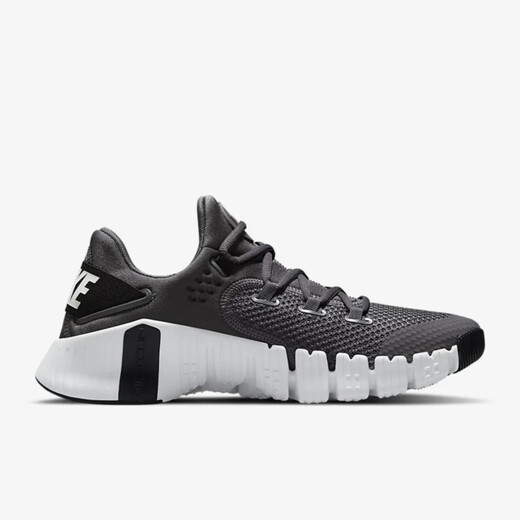Nike Free Metcon 4 Polsterkomfort umfassende Trainingschuhe Herren Fitness Sports Schuhe Low-Top-Schnüre-up-Wanderung Dunkelgrau CT3886-011 Standard 42/US8.5