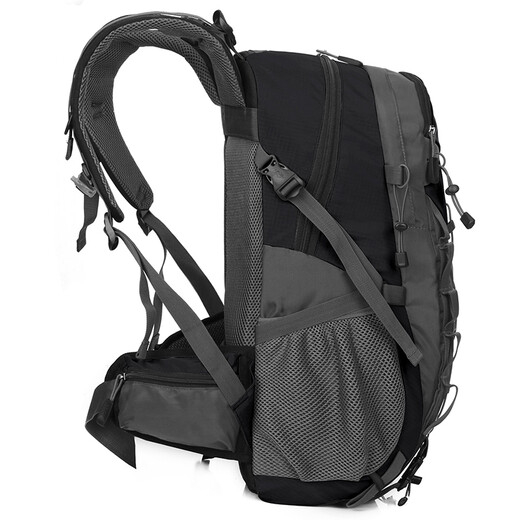 INOXTO Eagle Figure 40L Large Capacity Hiking Backpack Outdoor Camping Water-Repellent Mountaineering Bag 443A-1 Black
