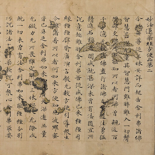 Yimo Pavilion, Écritures de la dynastie Tang, calligraphie et calligraphie du sutra chinois, produits pratiques de Zhushengdao, montée à la main, copie haute définition de la calligraphie décorative de l'étude et peintures à la main] grande taille: 31 * 687 cm, tissu de soie étanche