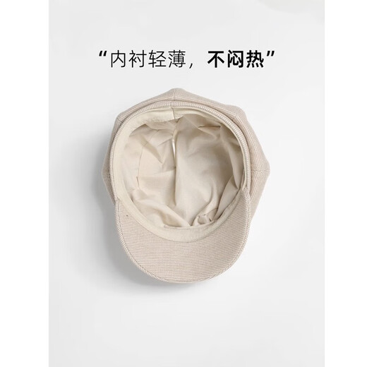 Scarecrow (MEXICAN) beret hat for women new fashion versatile face-showing small octagonal hat newsboy trend beret hat fashionable black one size