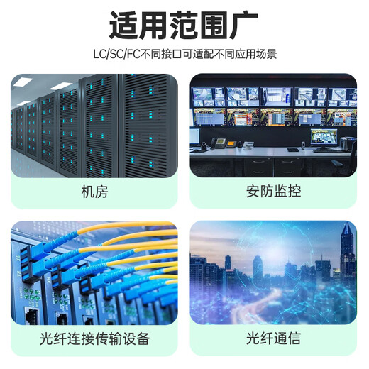 Yiyuan Huitong Telecom grade single-mode single-core fiber optic jumper 3 meters FC-SC jumper (3 meters)