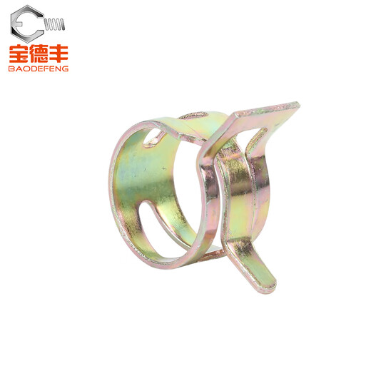 
Baodefeng elastic clamp steel belt hoop spring steel clamp hand pinch hose water pipe oil pipe hose manganese steel clamp Q673 M36x15x1.5 (5 pieces)
