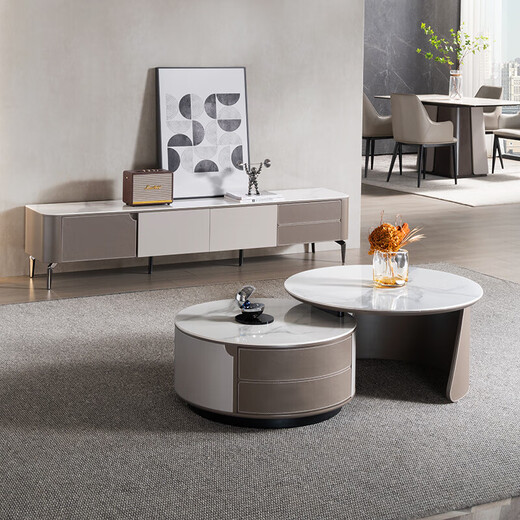 芝华仕电视柜客厅岩板意式简约储物家具小户型PT066电视柜