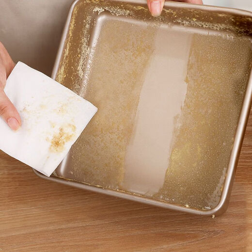 
Yunqian ancient flavor mold baking tray heightened and deepened 689 inch non-stick oven household fixed baking square 8 inch square baking tray-send high-temperature cloth to repeat