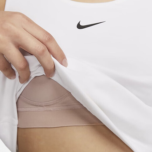 Nike (NIKE) vest men's and women's clothing 2025 spring new running fitness sportswear breathable fashion casual sleeveless T-shirt DV9898-100 women's model XL