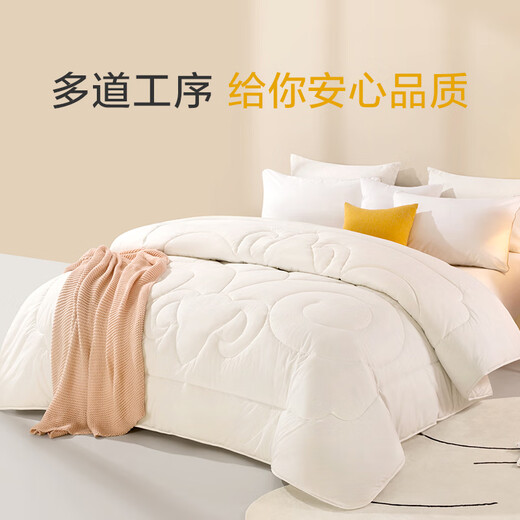 Luolai Home Textiles 100% Australian wool thick quilt in winter autumn and winter thick quilt in quilt in core 100% Australian imported wool winter quilt 1.5/1.8 meters bed 200*230cm