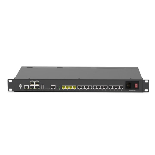 SZGWSD Guowei Times Telephone Switch LAN IP Programmable Switch Internal Dial-Dialing IP500 Office Hotel Extension Voice Wake-up Interchange 16FXO 400IP Extension