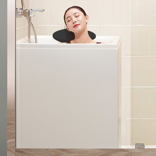 Kohler (KOHLER) free-standing acrylic bathtub Linna internal and external drainage household bathtub deep soaking bathtub with seat 26759T-L-0 left corner 85cm0.85m
