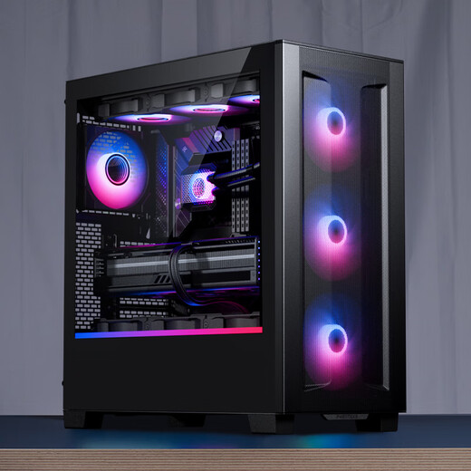 PHANTEKS追风者XT523黑Ultra玻璃侧透ATX主板台式电脑水冷风扇机箱(网孔面板/10风扇位/Type-C Gen2/5080)