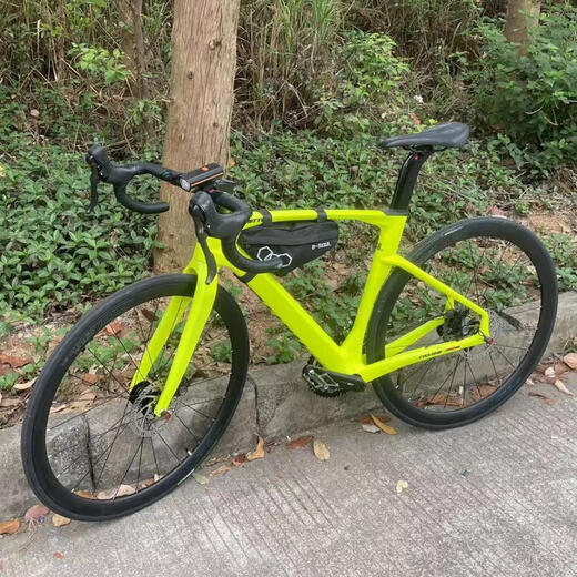 骓特龙卷风pro三代碳纤维公路车机械变速顺泰禧玛诺24速全油刹高配车 瓷光白 50（身高175-180） 顺泰RS24速全油刹-波浪碳轮