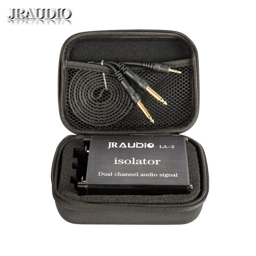 JRAUDIO3.5AUX XLR Lotus RCA6.5 Audio Isolator Common Ground Audio Anti-Interference Noise Eliminator Current Acoustic Filter Filter Noise Eliminator LA-2L XLR 6.5 Audio Isolator