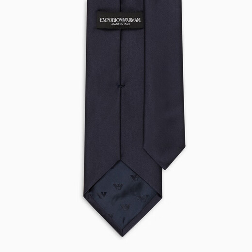 EMPORIO ARMANI/Armani official flagship New Year gift men's mulberry silk business formal tie autumn and winter 00036-night blue one size
