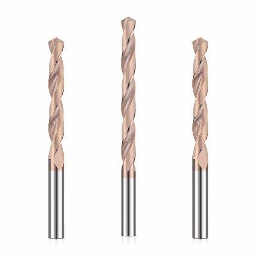 Jilitian tungsten steel coated drill bit stainless steel integrated carbide lengthened 120mm55-degree straight handle twist punching tip 2040120mm
