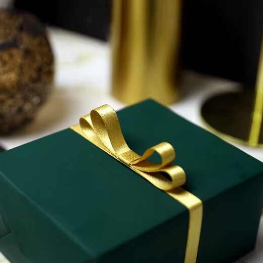 Craftsman Ribbon Ribbon Gold Ribbon Bouquet Gift Wrapping Paper Flower Tie Width 1cm New Year's Day Gift