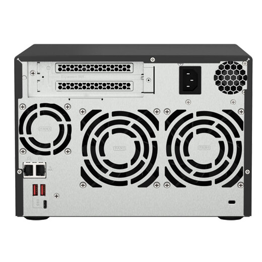 QNAP 企业级TS-673A 8G内存四核心2.2GHz双2.5GbE网络存储NAS TS-673A-8G