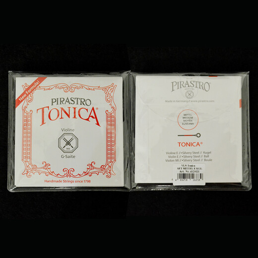 Importierte Geigennylon -Saiten aus Deutschland Pirastro Tonica Tonica spielen Level E1/4/4A2 -Saiten 4/4 Modellset (EADG Four Strings)