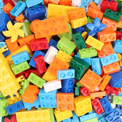 Wozhi children's building blocks toys large particles assembled building blocks model toys boys and girls 3-6th birthday gifts
