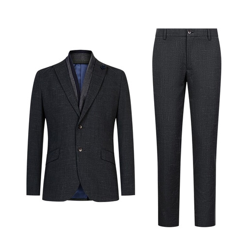 G2000 Men's Wear New Shopping Mall Suit Suit 2025 Autumn and Winter Business Commuting Formal Suit Suit Pants Carbon Black/98/Suit 48