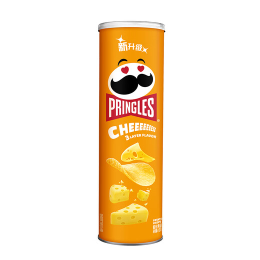 品客（Pringles）桶装薯片罐装马铃薯片浓香奶酪味110g休闲零食膨化食品