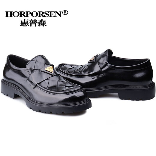 Horporsen/Итальянская коровьи лоферы мужская легкая и удобная подлинная кожаная мужская обувь от одной ноги до спортивной делу.