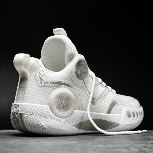 
Phantom 3 basketball shoes for boys’ shoes for children and teenagers’ sports shoes for students’ leather surface non-slip Kobe junior high school students’ sneakers 866 white gray mesh - air cushion model 36 sizes Follow to send basketball socks + fluorescent bracelets