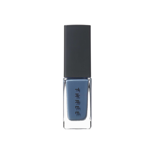 THREE Japan direct mail 2024 summer new natural plant topcoat quick-drying and long-lasting new color nail polish 7ml 18 SKY LAW
