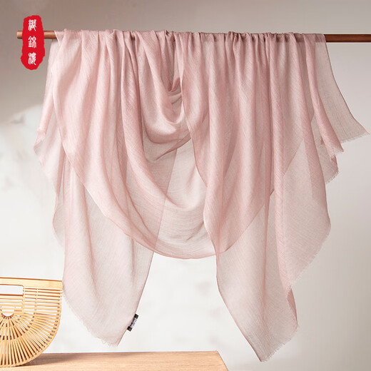 
Brocade floor thin cashmere scarf for women skin-friendly and comfortable fashion gift shawl solid color simple and versatile scarf gift box
