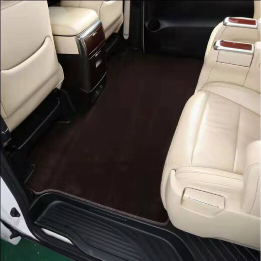 森用23/24款传祺M8宗师大师版中排脚垫地毯g二排商务车内饰改装配件 中排12040尺寸紫色