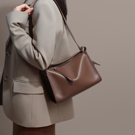 viney cowhide bag women's bag crossbody pillow bag light luxury brand shoulder bag birthday gift high-end gift to girlfriend and wife