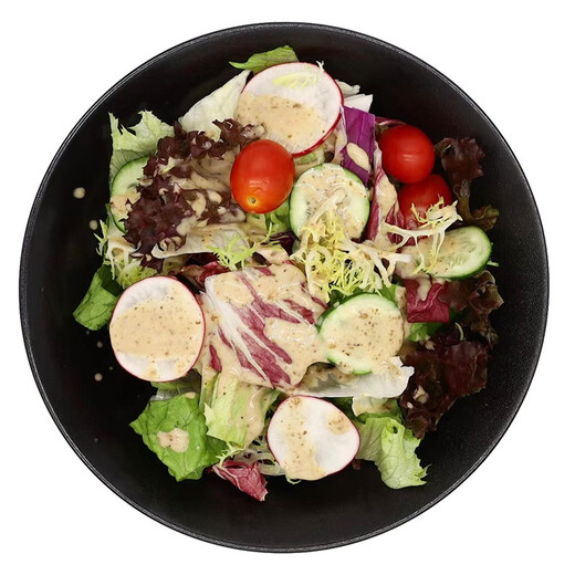 Qianniu Youfu Vegetable Salad Set 150g-690g Fresh mixed lettuce, light food, fitness matching ingredients, ready-to-eat chicken breast, 3 bags of vegetables + 1 bag of corn kernels + 6 bags of sauce