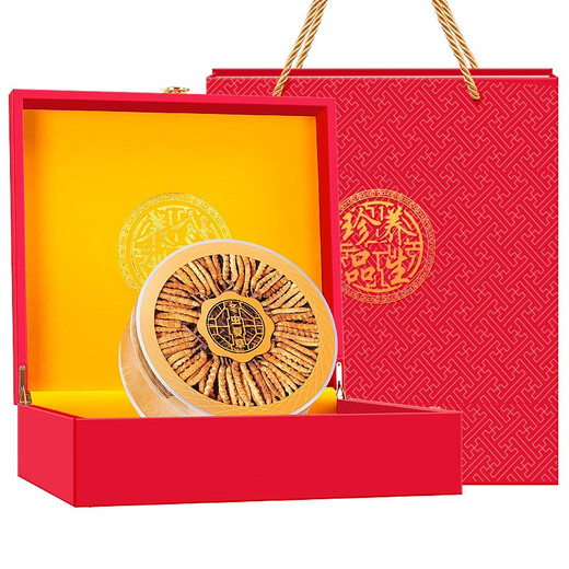 Fudonghai Cordyceps sinensis 20G Geschenkbox erstklassiges Qualitätsstück (4-5 Stücke/g), ausgewählt in großer Höhe gefriergetrocknet
