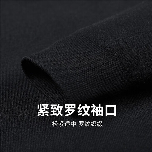 Dances with Wolves Velvet and Thickened Cardigan Wool Jacket Men's 2025 Autumn and Winter New Warm V-neck Sweater Jacket 2042 Black 001 L (175)