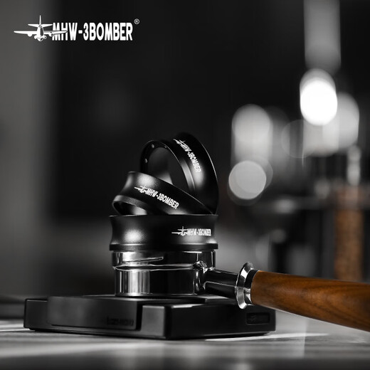 MHW-3BOMBER Bomber Coffee Powder Collecting Ring Magnetic Powder Collecting Cloth Ring Bean Grinding Machine Anti-Flying Powder 58mm Magnetic Powder Collecting Ring - Black - 58mm Universal