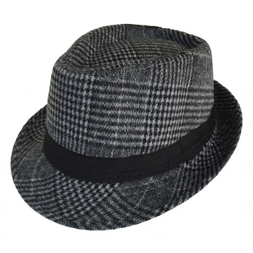 Fresh Show Hut Männer und Frauen Frühlings- und Herbst Winter Woll Jazz Hut Britische Toper vielseitiger koreanischer Performance Hut Winter Männer Khaki M (56-58 cm)