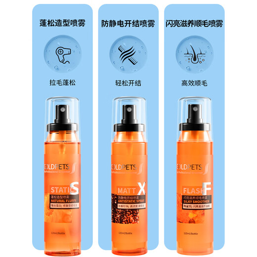 Black Bird Pet Knot Opening Spray Cats and Dogs Anti-static Knot Opening and Hair Protection Dog Hair Conditioner Moisturizing Pet Styling Hair Care Fluffy Styling Spray