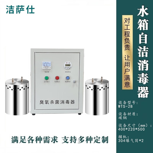 Jessashi built-in water tank self-cleaning sterilizer ozone sterilization equipment external WTS-2A/2B/2W domestic fire water tank SCII type built-in WTS-2B (water treatment capacity 50/100 tons) carbon steel chassis