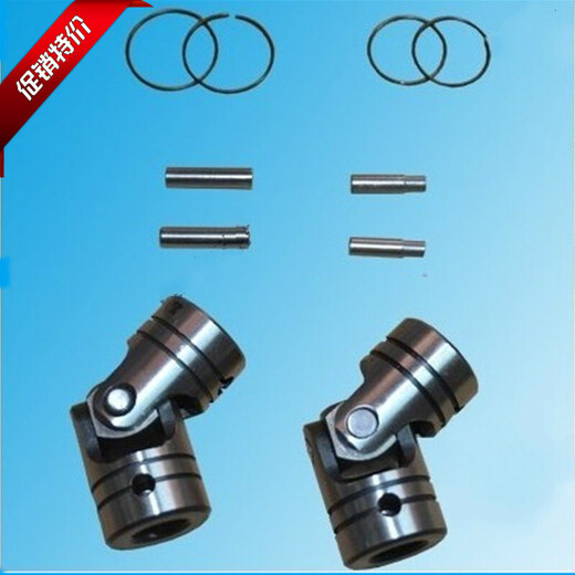Sailoto Cross Universal Joint Coupling Precision Small Universal Joint Multi-Axis Drilling and Tapping Machine Transmission Inner Bore 25 Outer Diameter 50 Length 108 Keyway 8