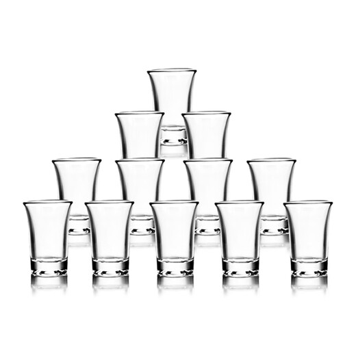 Yao Wanxi small wine glass 5ml one-cup glass small white wine glass set home cup spirit glass goblet white price is 1 for 10 pieces for sale No. 13 cup