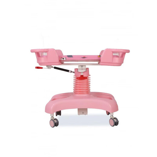 Confinement center stroller can be tilted up and down, medical mute multi-functional ABS crib for newborns, ABS can be lifted up, down and tilted (blue) fully equipped