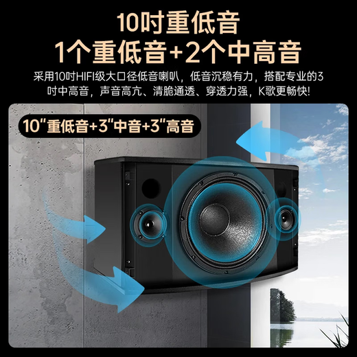 Hyundai Modernes Heimkino -Gesangsmaschine KTV Audio Set Hochleistungsverstärker Karaoke Haushalt Sang Karaoke Ausrüstung Wohnzimmer Konferenzraum Karton Lautsprecher Lautsprecher