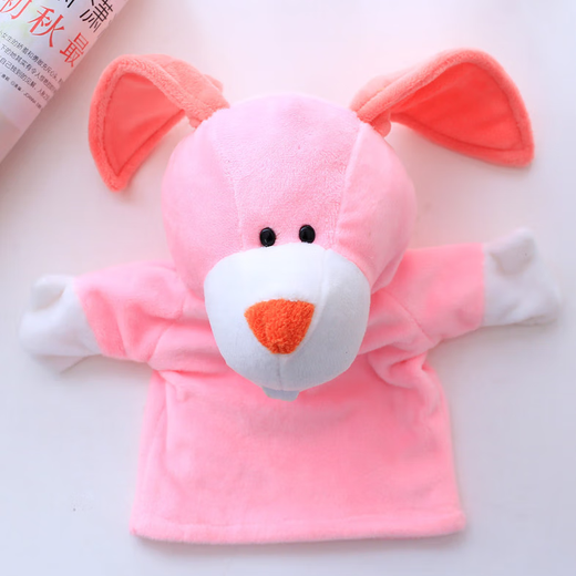 Bourne Baby Hand Puppet Toy Animal Gants bouche bouche bouche en peluche poupée interactive poupée de poupée