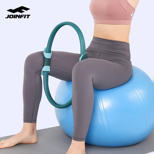 JOINFIT Pilates circle strength training home fitness equipment open back leg training magic circle yoga circle resistance circle special lilac brown-basic model (resistance 18kg)