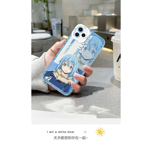 LZQLY转生变成史莱姆利姆鲁手机壳适用vivoiQOO12华为OPPO苹果红米k70e 【天使眼透明壳】C13592 苹果系列-型号下单后发给客服